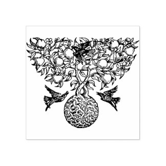 Lebensbaum Gummistempel