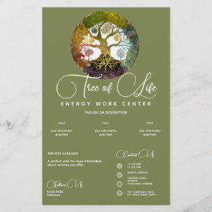 Lebensbaum   Jahreszeiten Flyer