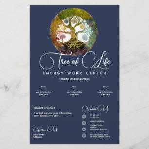 Lebensbaum   Jahreszeiten Flyer