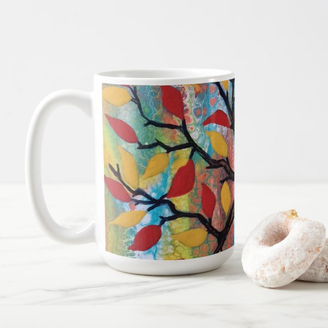Lebensbaum Kaffeetasse (Mit Donut)