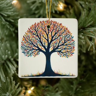 Lebensbaum Keramikornament