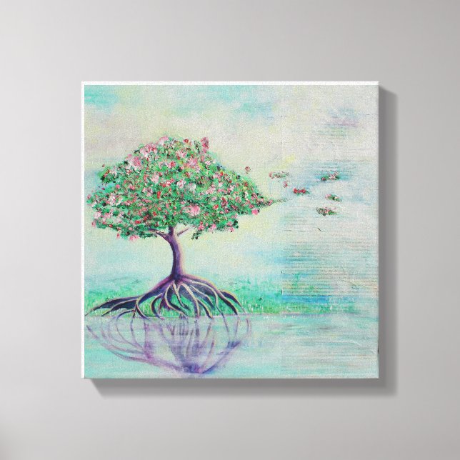 Lebensbaum Leinwanddruck (Vorderseite)