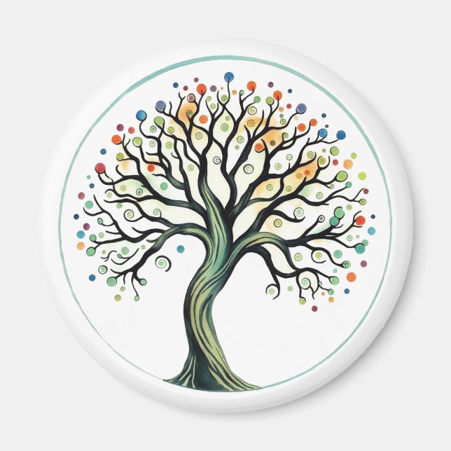 Lebensbaum Magnet (Vorne)