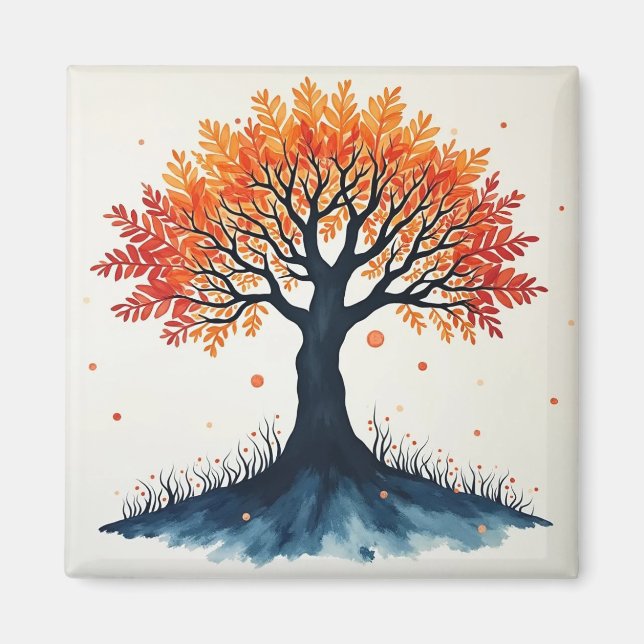 Lebensbaum Magnet (Vorne)