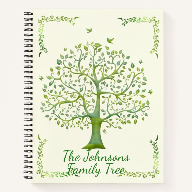 Lebensbaum Notizbuch (Vorderseite)