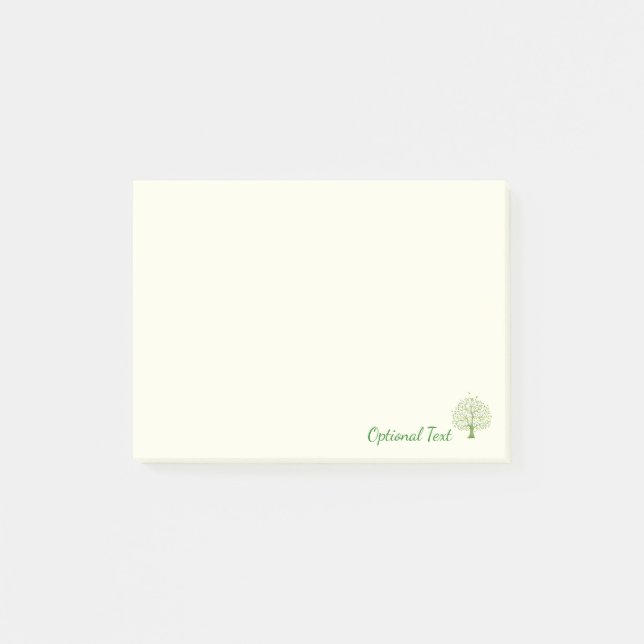 Lebensbaum Post-it Klebezettel (Vorderseite)