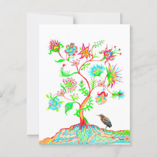 Lebensbaum Postkarte