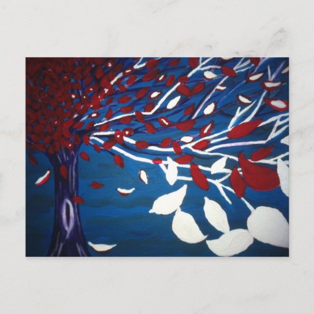 Lebensbaum Postkarte (Vorderseite)