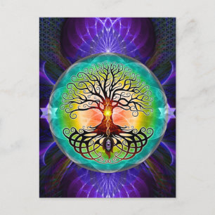 Lebensbaum Postkarte