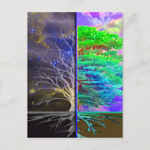 Lebensbaum Postkarte
