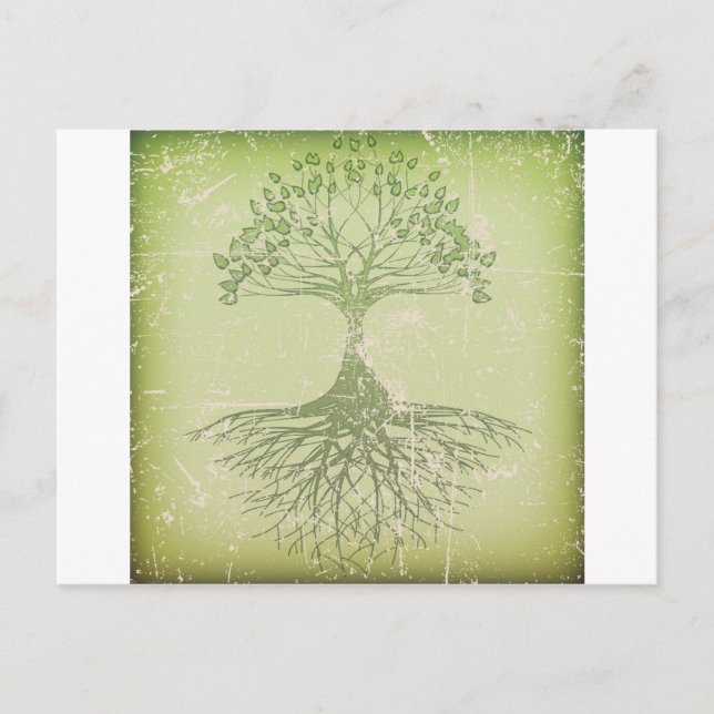 Lebensbaum Postkarte (Vorderseite)