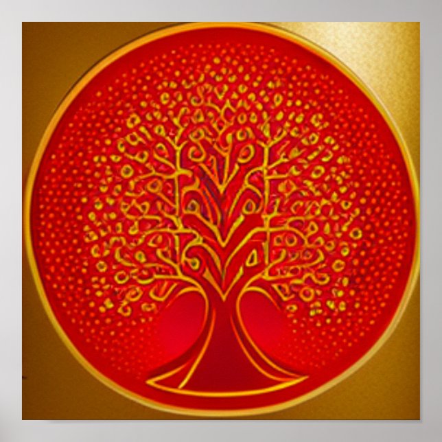 Lebensbaum Sephirot-Poster Poster (Vorne)