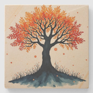 Lebensbaum Steinuntersetzer