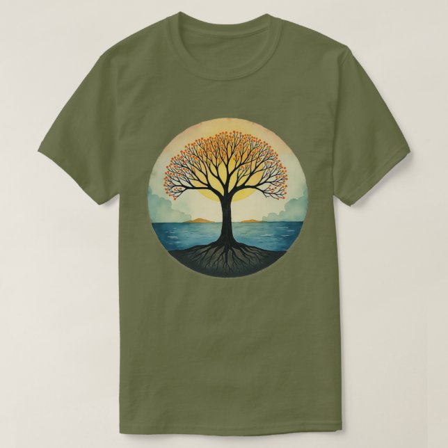 Lebensbaum T-Shirt (Design vorne)