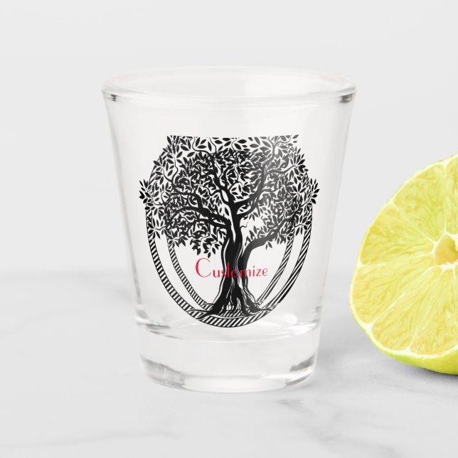 Lebensbaum Thunder_Cove   Schnapsglas (Vorderseite)
