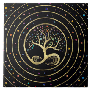 Lebensbaum - Unendlichkeit Fliese