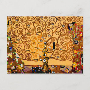 Lebensbaum von Gustav Klimt Fine Art Postkarte