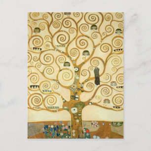 Lebensbaum von Gustav Klimt Postkarte
