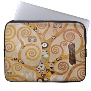 Lebensbaum von Gustav Klimt, Stilisierter Jugendst Laptopschutzhülle