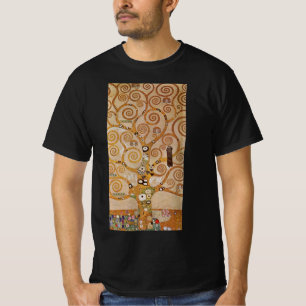 Lebensbaum von Gustav Klimt, Stilisierter Jugendst T-Shirt