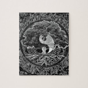 Lebensbaum Yin Yang Puzzle