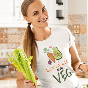 Lebensdauer auf dem Veganen Veg-Spaß-Zitat T-Shirt