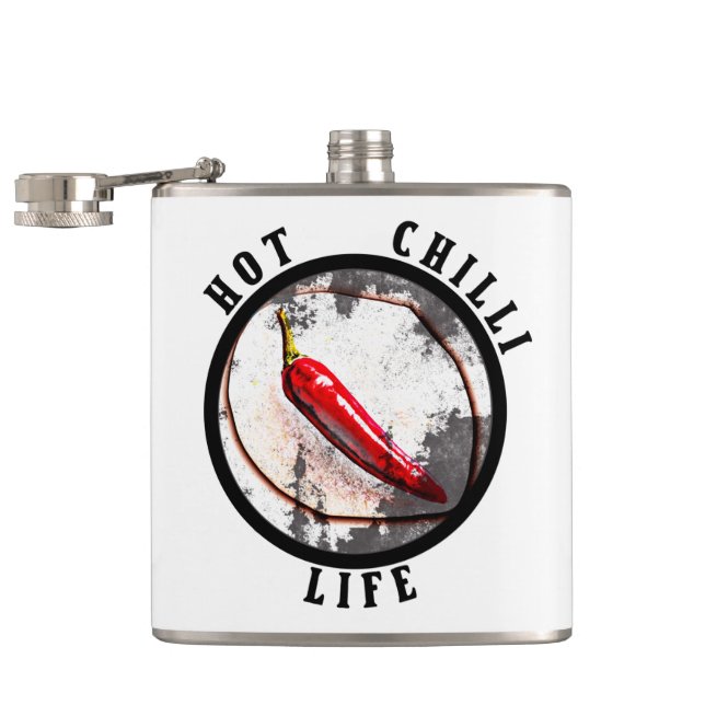 Lebensdauer der heißen Chili Flachmann (Geöffnet)