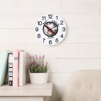 Lebensdauer der heißen Chili Große Wanduhr