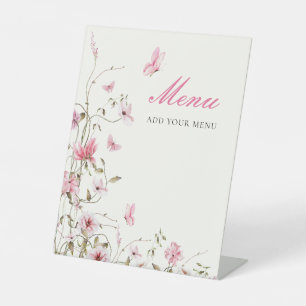 Lebensdauer des Brautparty "Schmetterlinge" Sockelschild