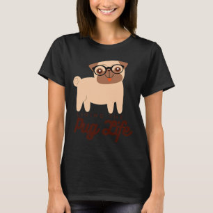 Lebensdauer von Mops Essenzieller T - Shirt 618