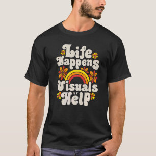 Lebenserfahrungen Visuals helfen Retro-Special-Bil T-Shirt