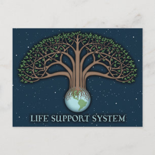 Lebenserhaltungssystem Postkarte