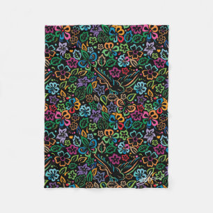 Lebensfarbe Fleecedecke