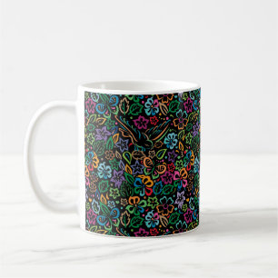 Lebensfarbe Kaffeetasse