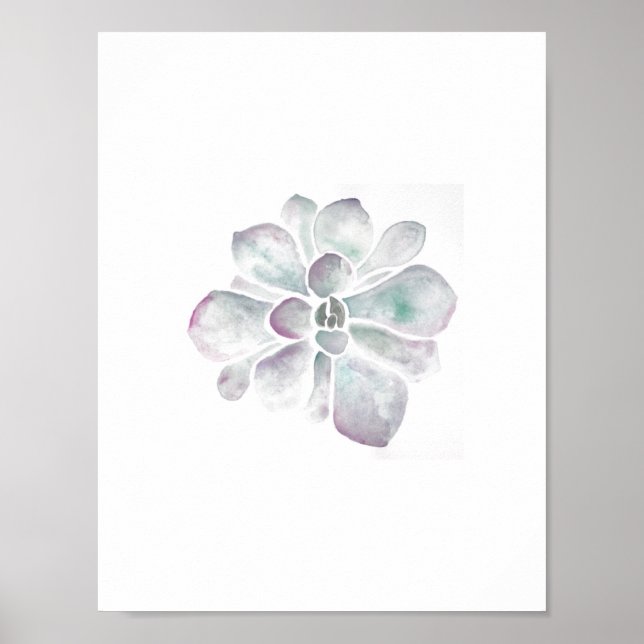 Lebensfarben: Lila und gesund Poster (Vorne)