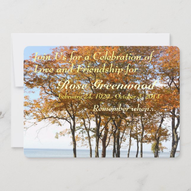 Lebensfeier - Einladung (Vorderseite)