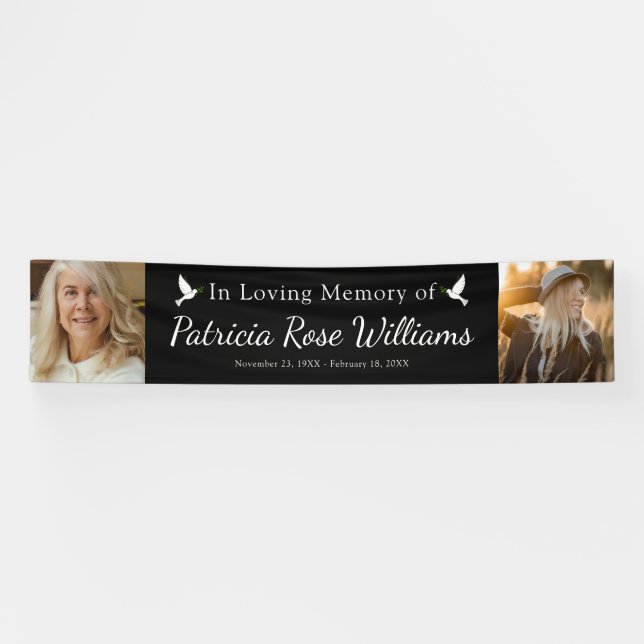 Lebensfeier | In Love Memory Foto Banner (Horizontal)