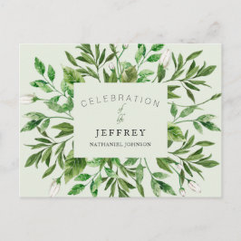 Lebensfeier nach Verlust der Ansammlung Postkarte