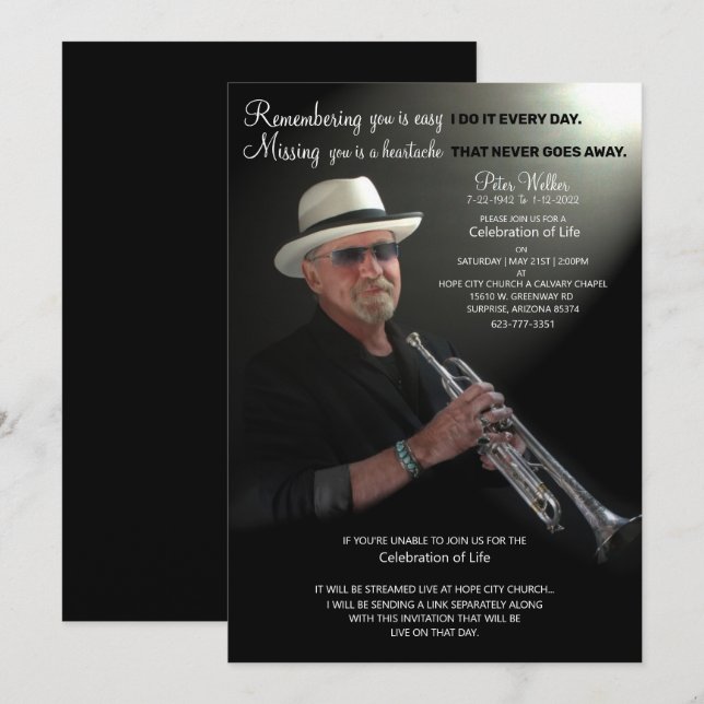 Lebensfeier Save The Date (Vorne/Hinten)