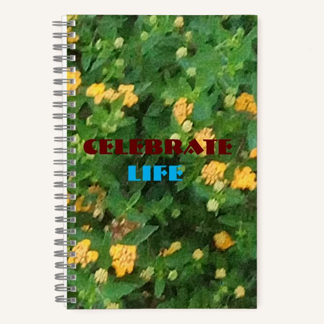 Lebensfeierspirale Notizbuch (Vorderseite)