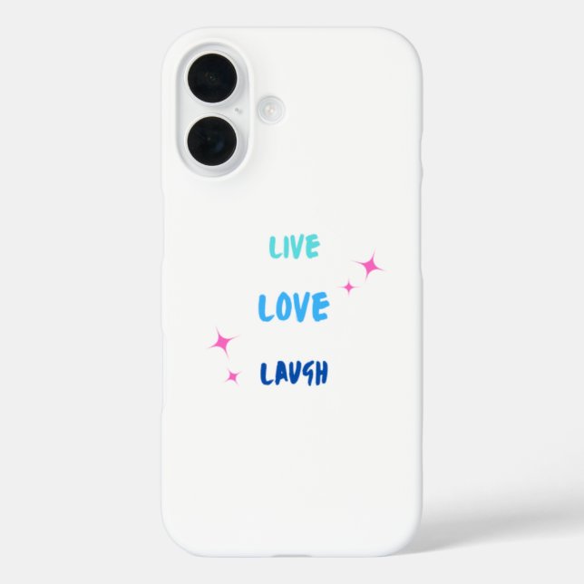 Lebensfreude Handyhülle.  Case-Mate iPhone Hülle (Rückseite)