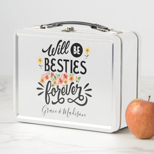 Lebensfreunde für ein ewiges Geschenk Metall Brotdose (Beispiel)