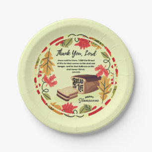 LEBENSGEFÜHL Danksagend Christlich Pappteller