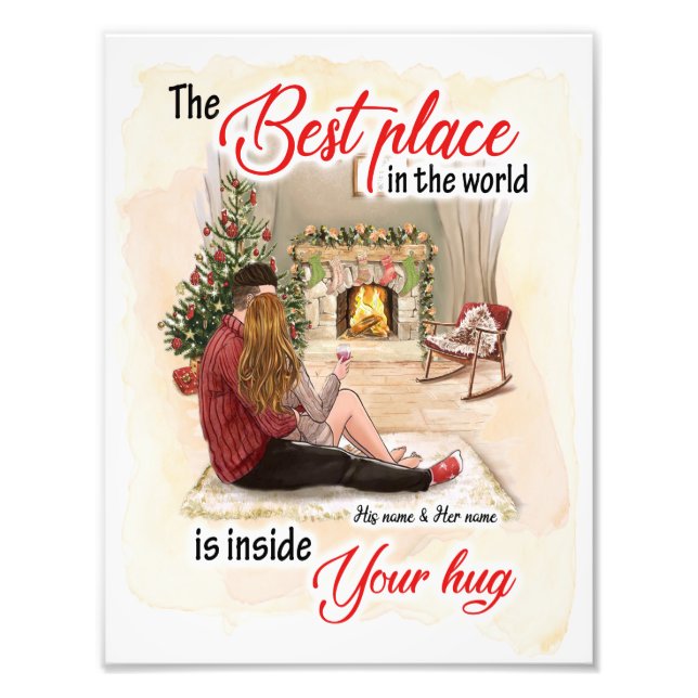 Lebensgeschenke | Der beste Platz der Welt Fotodruck (Vorne)