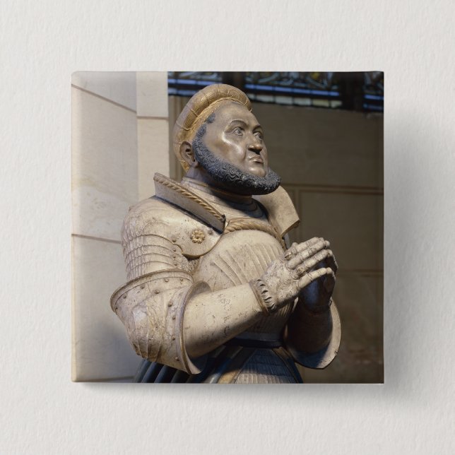 Lebensgroße Alabaster-Statue des Wählers Button (Vorderseite)