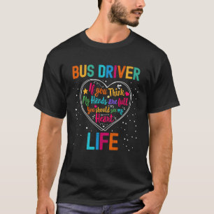 Lebensjahr des Busfahrers Woche zurück zur Schule T-Shirt