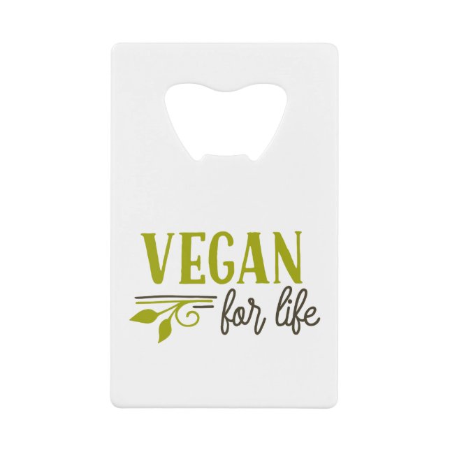 lebenslang vegan geldbeutel flaschenöffner (Vorderseite)
