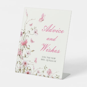 Lebenslange Schmetterlingsrat- und Wünsche zur Bra Sockelschild