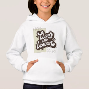 Lebenslanges Lernen Süße Typografie Baby Mädchen H Hoodie