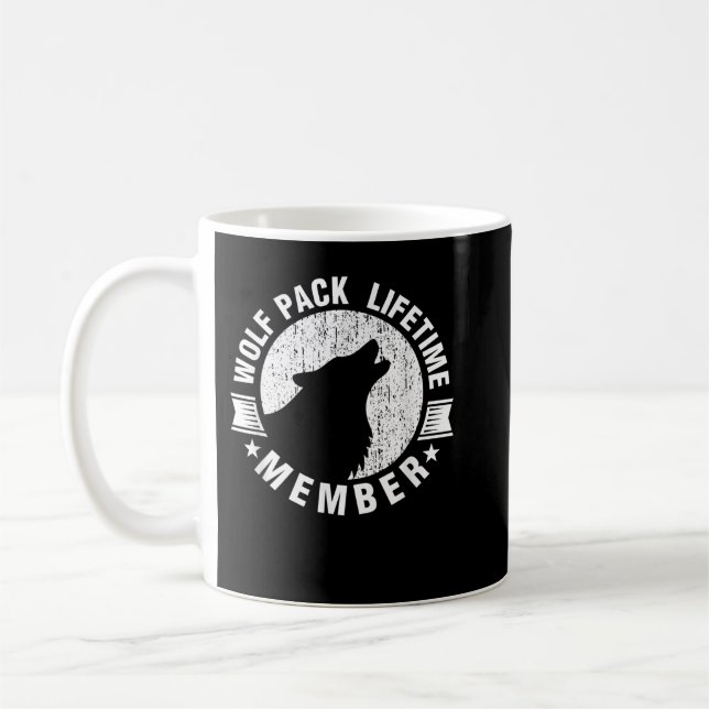 Lebenslanges Rudelmitglied in Not Heulend Kaffeetasse (Links)